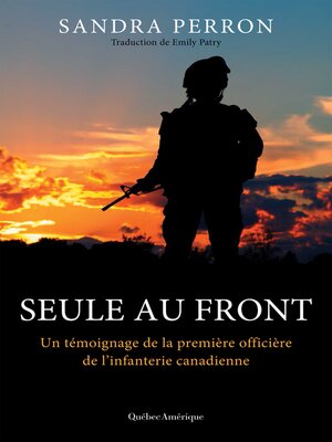 cover image of Seule au front